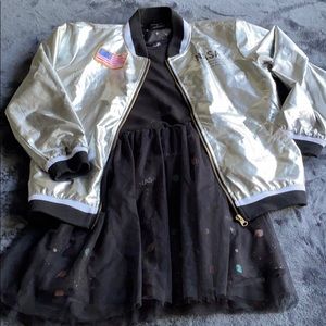 NASA dress and jacket set
